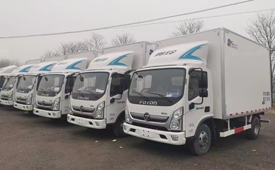 四米二冷藏車的價(jià)格福田奧鈴4S店地址