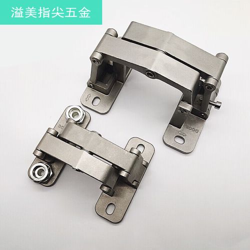 消防栓隱形門合頁不銹鋼石材管井門鉸鏈暗藏二維可調重型門 不銹鋼200